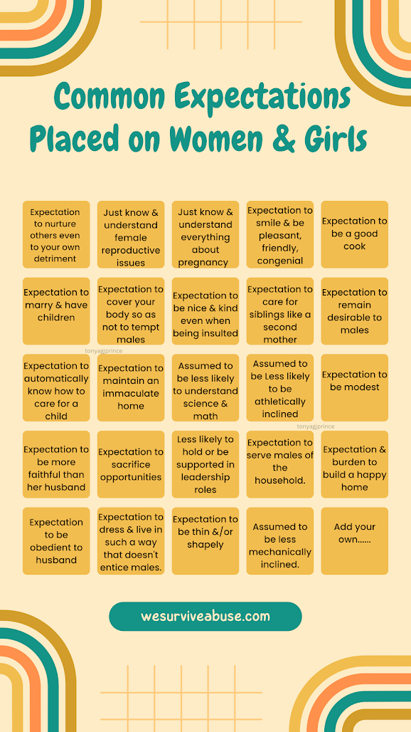 Societal Expectations and Assumptions That Burden Women and Girls