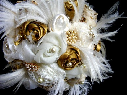 Rhinestone Brooch Bridal Bouquets