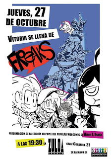 Presentación de autor vasco, Aitor I Eraña con FREAKS en Vitoria