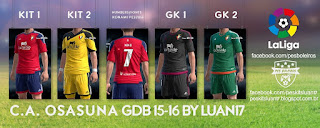 Osasuna Adidas [2015-2016] Pes 2013