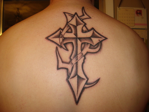 christian cross tattoos designs