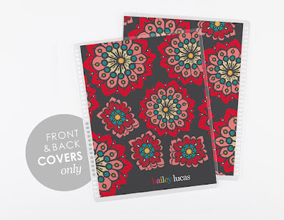 Erin Condren Life Planner Covers 2-for-1 sale! Custom colorway Poppy design! 