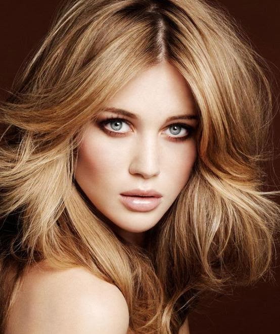 best hair color for olive skin and blue eyes