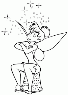 tinkerbell coloring pages