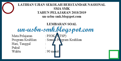 https://soalsiswa.blogspot.com - Soal USBN PJOK SMK SMA Kurikulum 2006 Tahun 2019