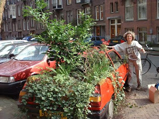 Garden Art Car in Amsterdam