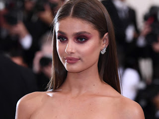 Taylor Hill at the Costume Institute Gala