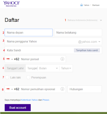 Cara Membuat Email di Yahoo 