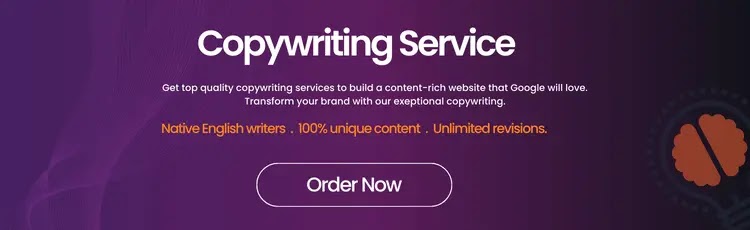 Quality copywriting service