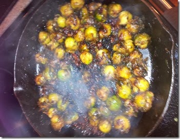 Brussels Sprouts with Bacon and Onion