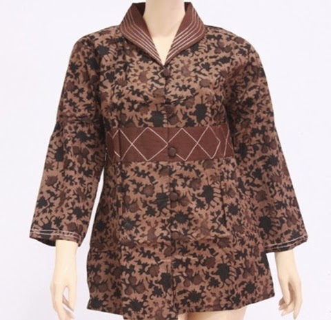 5 Gambar  Model Baju  Batik  Wanita  Terbaru 2019