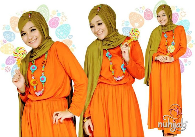 Baju Orange  Cocok Dengan Jilbab  Warna  Apa Yaa BungPete com