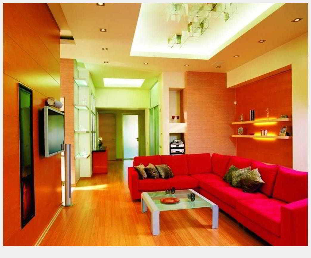  19 contoh kombinasi warna  cat  plafon  ruang tamu yang 