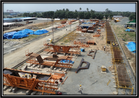 Construction Yard Segment Casting