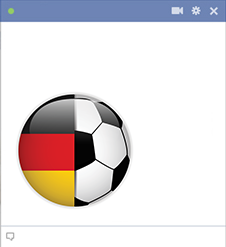 Germany football emoticon