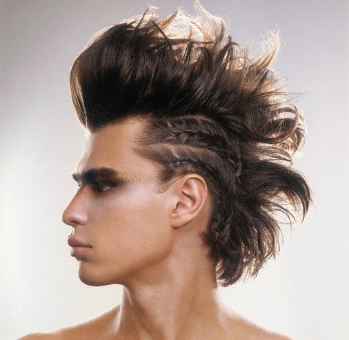 Cool man hairstyle
