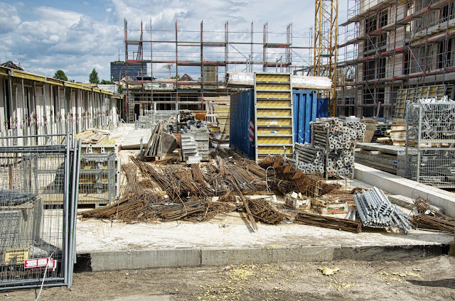 Baustelle Flottweilerstraße, zwischen Pohlstraße und Lützowstraße,10785 Berlin, 13.07.2013