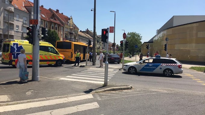  Busz gázolt el egy kisfiút Kaposváron, kórházba vitték a sérültet