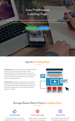 blogspot landing page