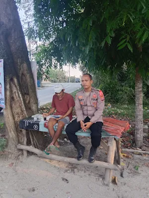 Giat Sambang Anggota Polsek Cimarga Polres Lebak Kepada warga