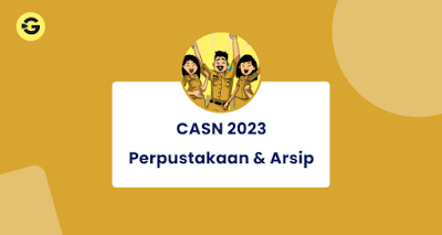 Formasi CASN perpustakaan dan arsip 2023