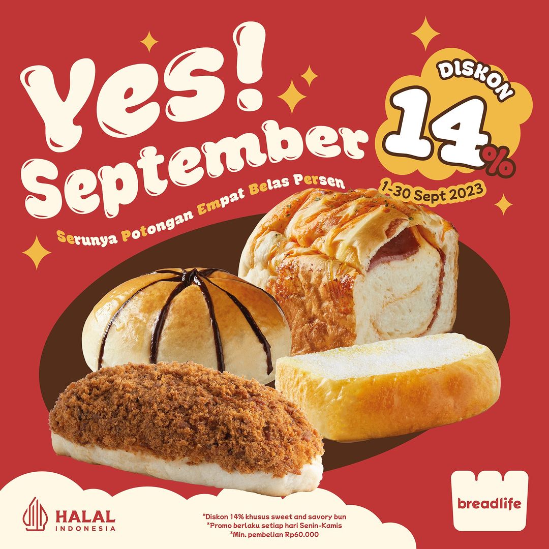 Promo Breadlife Diskon Terbaru September 2023