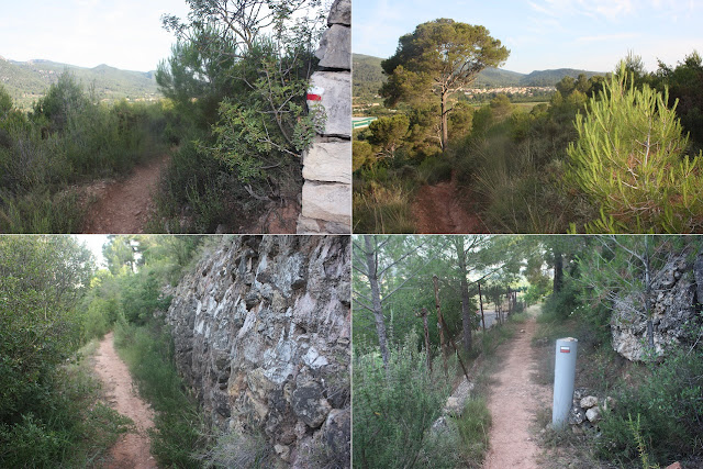 GR-7 LA RIBA A CABRA DEL CAMP, corriol per la vessant dreta de la Serra del Mas Grasset