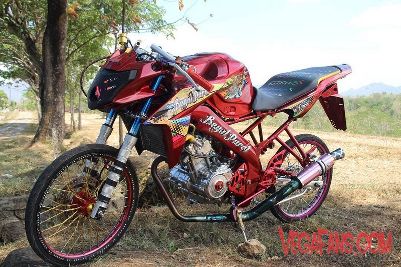  New  Vixion  Modif Jari Jari Warna  Merah  Marun Vegafans com