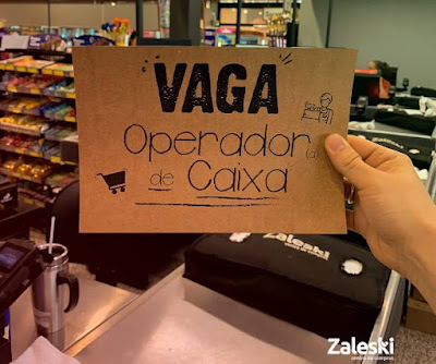 Centro de Compras abre vagas para Operador (a) de Caixa