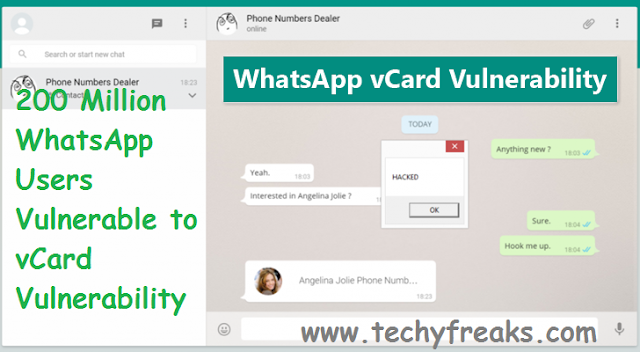 200-Million-WhatsApp-Users-Vulnerable-to-vCard-Vulnerability-techyfreaks