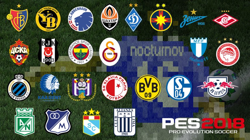 PES 2018 Club Licenses List Leaked - Footy Headlines