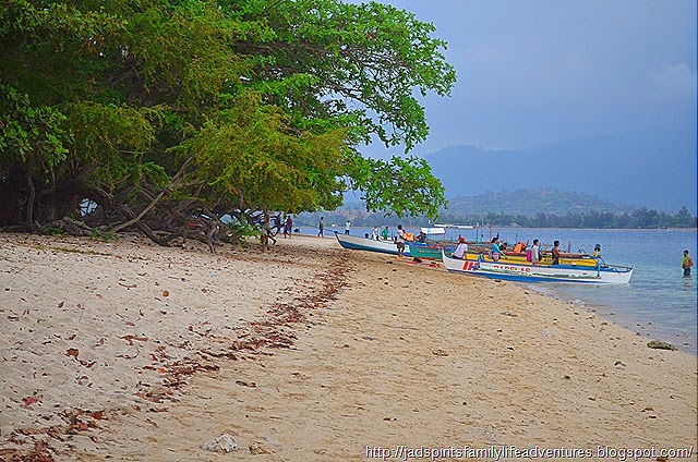 Boats drop-off and pick-up point @ Potipot Island