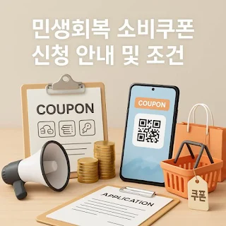 민생회복 소비쿠폰 신청 안내 및 조건 관련사진