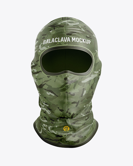 Download Balaclava Mask Mockup Front View PSD - Free PSD Mockups Smart Object and Templates to create ...