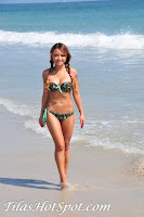 Tila Tequila Sexy Bikini Pictures On The Beach