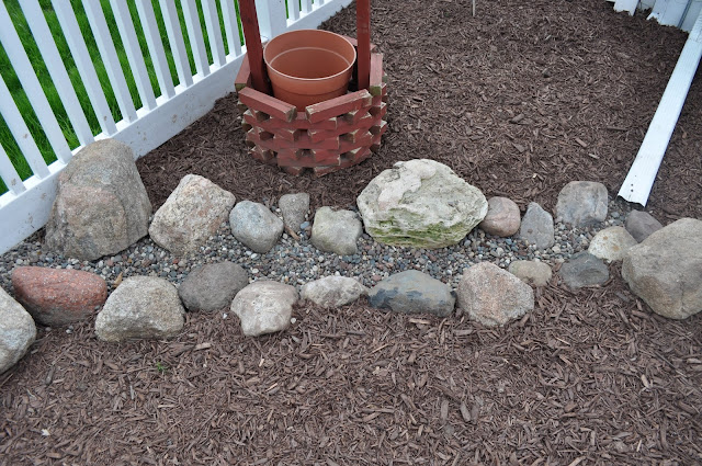 landscaping, mulch, sod cutter, planting, DIY, Reno, landscape fabric, mississippi stone