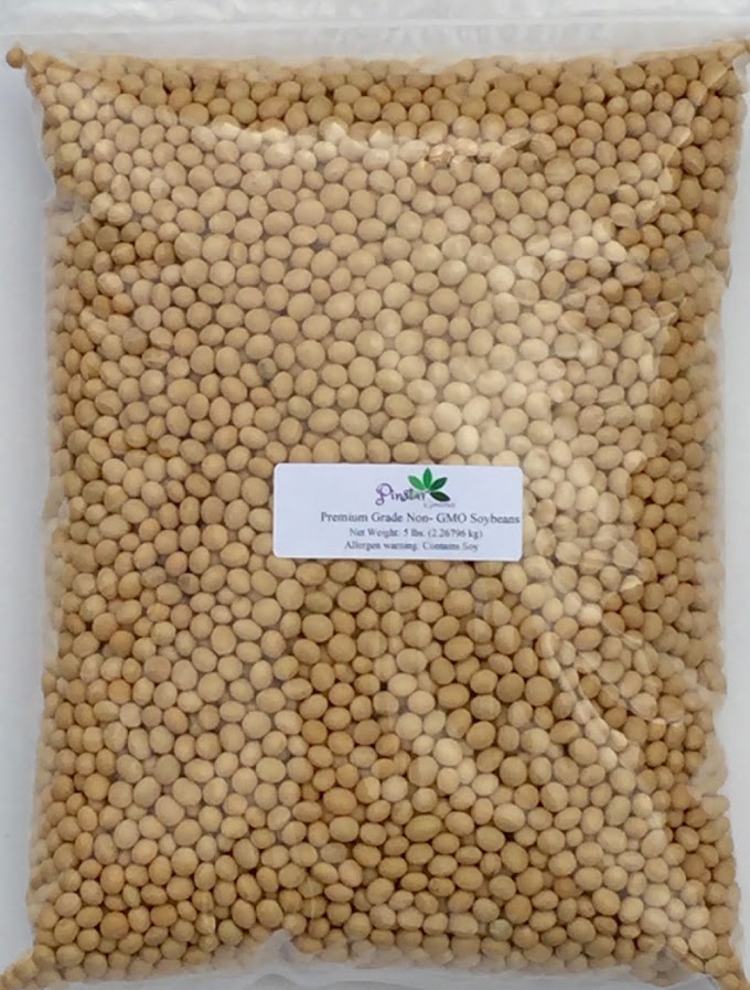 Premium Grade Non-GMO Soybeans Bulk Great Price (5 Pounds)