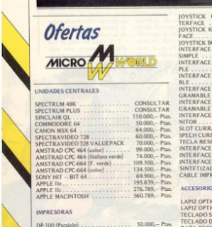 Precios año 1985