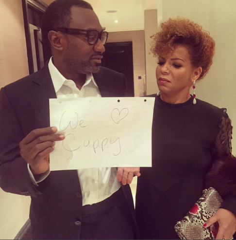 Femi Otedola and wife show their daughter DJ Cuppy some love