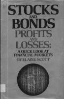 MBA - Stock Market - Stocks And Bonds Profits And Losses A Quick Look At Financial Markets