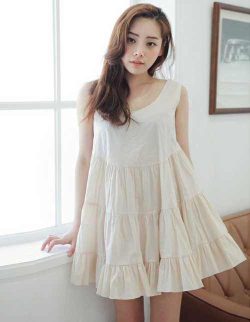 Sleeveless Tiered Dress