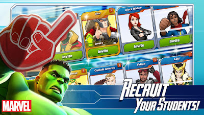 Tampilan Game MARVEL Avengers Academy