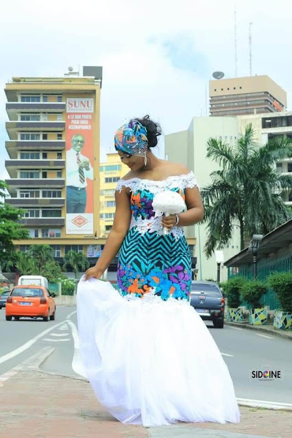 Off Shoulder South African Traditional Wedding Dresses.