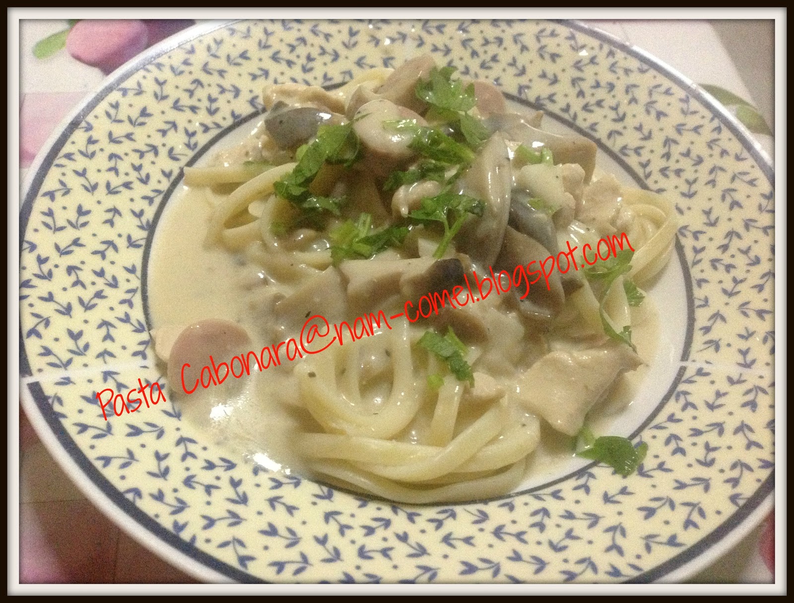 Bila Masa Lapang.: Pasta Carbonara simple