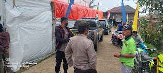 Kanit Sabhara Polsek Alla Polres Enrekang Sampaikan Himbaun Kamtibmas Dengan Humanis