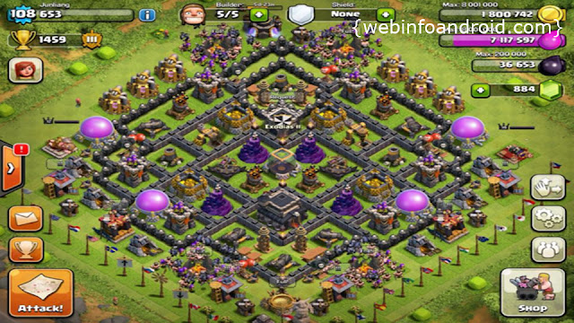 Kumpulan Base TH 9 Clash of Clans Terbaik 2016