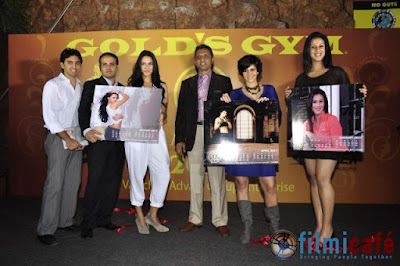 Neha Dhupia Launches Gold Gym Calendar Photos