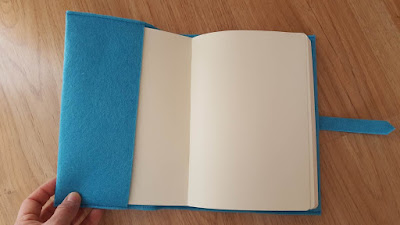 DIY Spring Felt Notebook Cover