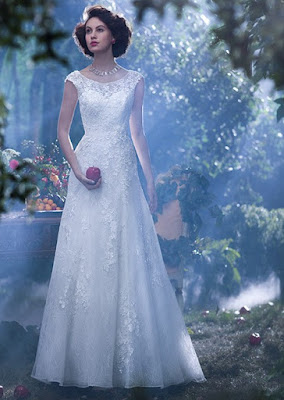 vestido noiva princesa disney wedding dress branca de neve snow simples justo elegante classico brilhoso moderno estiloso