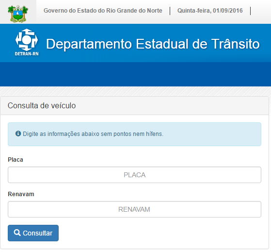 DETRAN RN → IPVA, CNH, Multas e Pontos 2017  DETRAN IPVA